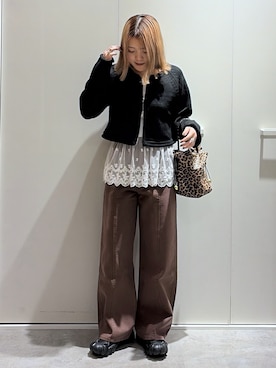 「FREE'S MART（フリーズマート）のアイテム」を使った、kurumi_.mfmさん（レディース・158cm）の秋コーディネート