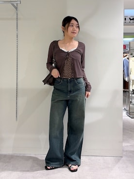 kurumi_.mfmさん(レディース・158cm)の夏コーディネート