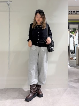 「FREE'S MART（フリーズマート）のアイテム（ニット/セーター）」を使った、kurumi_.mfmさん（レディース・158cm）の秋コーディネート
