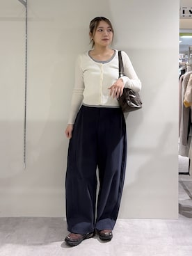 「FREE'S MART（フリーズマート）のアイテム（バッグ）」を使った、kurumi_.mfmさん（レディース・158cm）の春コーディネート