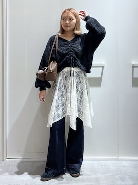 「FREE'S MART（フリーズマート）のアイテム」を使った、kurumi_.mfmさん（レディース・158cm）の秋コーディネート