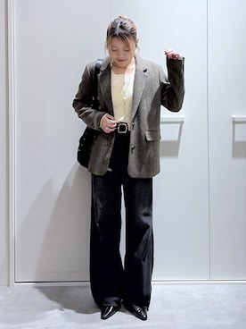 「FREE'S MART（フリーズマート）のアイテム」を使った、kurumi_.mfmさん（レディース・158cm）の秋コーディネート