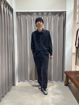 「ITEMS URBANRESEARCH（アイテムズ アーバンリサーチ）のアイテム（シャツ/ブラウス）」を使った、yosk1028さん（メンズ・180cm）の秋コーディネート
