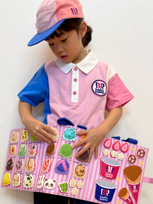 アプレレクール　サーティーワン　コラボ　ポロシャツ apres les cours（アプレレクール） 子供服 セットアップ キッズ