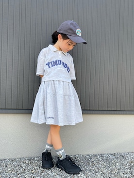 「アイテム（ジャケット/アウター）」を使った、tamapicoさん（キッズ・110cm）の夏コーディネート