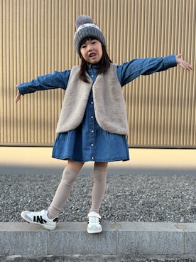 「MARKEY'S（マーキーズ）のアイテム」を使った、tamapicoさん（キッズ・120cm）の冬コーディネート