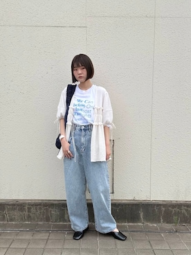 「ミニワンピース」｜わらちゃんさん（レディース・162cm）の夏コーディネート