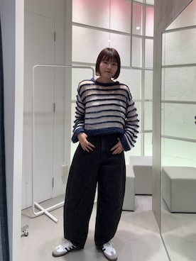「KBF（ケイビーエフ）のアイテム」を使った、わらちゃんさん（レディース・162cm）の秋コーディネート