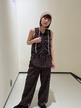 「KBF（ケイビーエフ）のアイテム」を使った、わらちゃんさん（レディース・162cm）の夏コーディネート