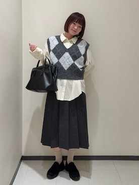「アイテム（その他シューズ）」を使った、わらちゃんさん（レディース・162cm・20代）の秋コーディネート