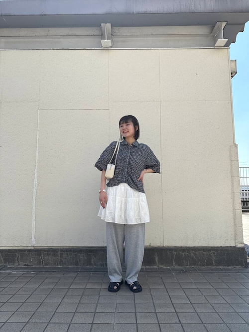 ワッシャーチェックシャツ