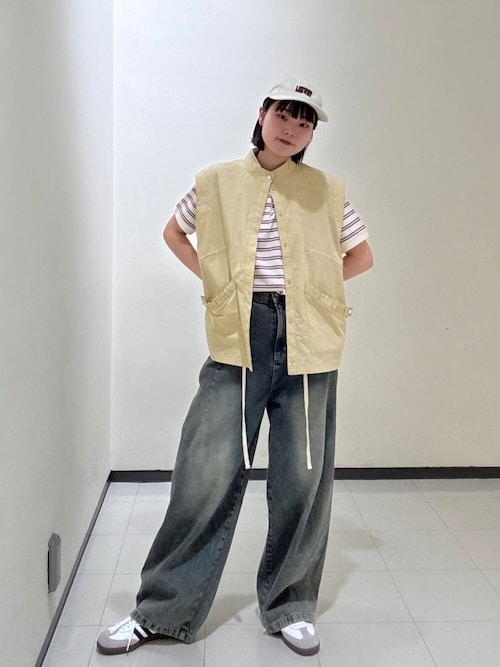 『2サイズ展開』ドローストリングデニム