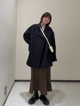 「アイテム（ワンピース/ドレス）」を使った、わらちゃんさん（レディース・162cm・20代）の秋コーディネート