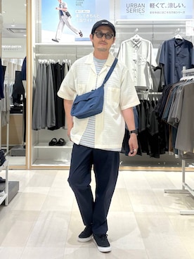「GLOBAL WORK（グローバルワーク）のアイテム（パンツ）」を使った、ゆーすけさん（メンズ・176cm）の夏コーディネート