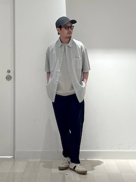 「GLOBAL WORK（グローバルワーク）のアイテム（帽子）」を使った、ゆーすけさん（メンズ・176cm）の夏コーディネート