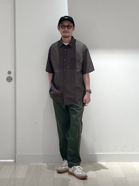 「GLOBAL WORK（グローバルワーク）のアイテム（帽子）」を使った、ゆーすけさん（メンズ・176cm）の夏コーディネート