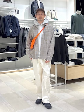 「GLOBAL WORK（グローバルワーク）のアイテム」を使った、ゆーすけさん（メンズ・176cm）の春コーディネート