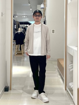 「GLOBAL WORK（グローバルワーク）のアイテム（シューズ）」を使った、ゆーすけさん（メンズ・176cm）の夏コーディネート