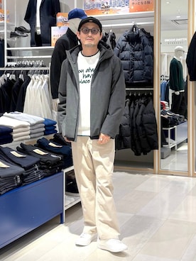 「GLOBAL WORK（グローバルワーク）のアイテム（ブルゾン）」を使った、ゆーすけさん（メンズ・176cm）の秋コーディネート