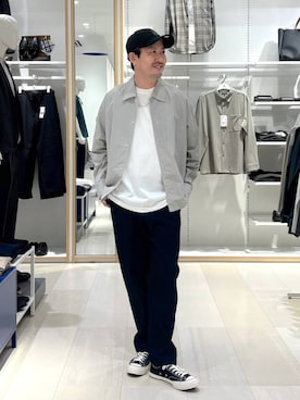 「旅行」｜ゆーすけさん（メンズ・176cm）の春コーディネート