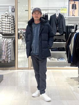 「GLOBAL WORK（グローバルワーク）のアイテム（スニーカー）」を使った、ゆーすけさん（メンズ・176cm）の秋コーディネート