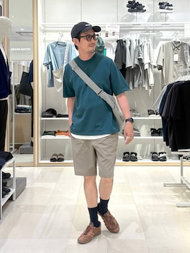 「GLOBAL WORK（グローバルワーク）のアイテム（パンツ）」を使った、ゆーすけさん（メンズ・176cm）の夏コーディネート