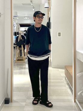 「GLOBAL WORK（グローバルワーク）のアイテム（シューズ）」を使った、ゆーすけさん（メンズ・176cm）の夏コーディネート