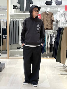 「GLOBAL WORK（グローバルワーク）のアイテム（スニーカー）」を使った、ゆーすけさん（メンズ・176cm）の夏コーディネート