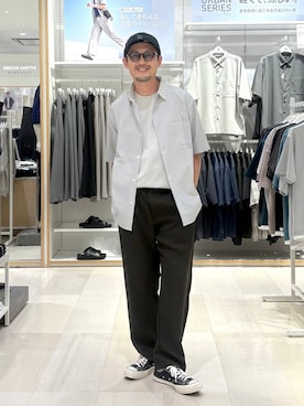 「GLOBAL WORK（グローバルワーク）のアイテム」を使った、ゆーすけさん（メンズ・176cm）の夏コーディネート