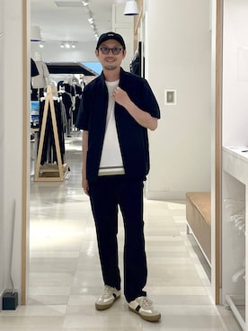 「GLOBAL WORK（グローバルワーク）のアイテム（シューズ）」を使った、ゆーすけさん（メンズ・176cm）の夏コーディネート