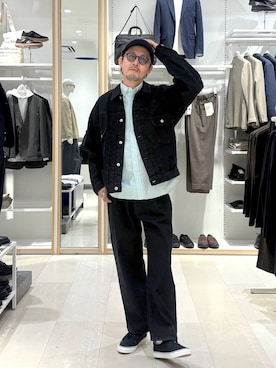 「GLOBAL WORK（グローバルワーク）のアイテム（キャップ）」を使った、ゆーすけさん（メンズ・176cm）の春コーディネート