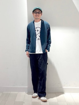 「アイテム（カーディガン/ボレロ）」を使った、ゆーすけさん（メンズ・176cm）の秋コーディネート