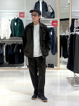 「GLOBAL WORK（グローバルワーク）のやわらかリッチコーデュロイパンツ/576740（その他パンツ）」を使った、ゆーすけさん（メンズ・176cm）の秋コーディネート