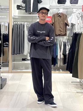 「GLOBAL WORK（グローバルワーク）のアイテム（スニーカー）」を使った、ゆーすけさん（メンズ・176cm）の秋コーディネート