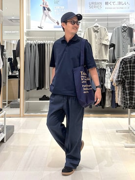 「GLOBAL WORK（グローバルワーク）のアイテム」を使った、ゆーすけさん（メンズ・176cm）の夏コーディネート