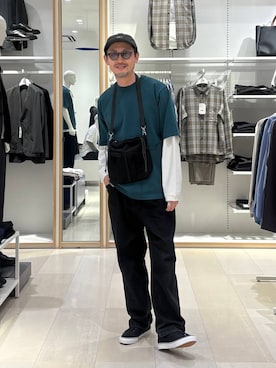 「GLOBAL WORK（グローバルワーク）のアイテム（帽子）」を使った、ゆーすけさん（メンズ・176cm）の春コーディネート