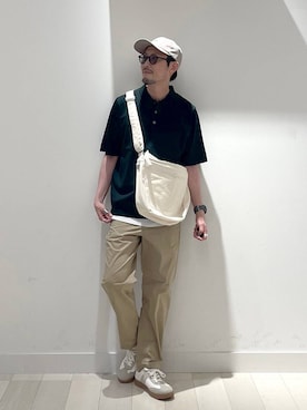 「アイテム（ニット/セーター）」を使った、ゆーすけさん（メンズ・176cm）の夏コーディネート