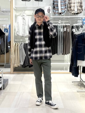 「GLOBAL WORK（グローバルワーク）のアイテム（トップス）」を使った、ゆーすけさん（メンズ・176cm）の秋コーディネート