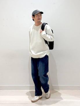 「GLOBAL WORK（グローバルワーク）のアイテム（帽子）」を使った、ゆーすけさん（メンズ・176cm）の冬コーディネート