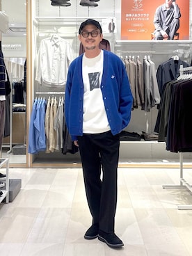 「アイテム（キャップ）」を使った、ゆーすけさん（メンズ・176cm）の秋コーディネート