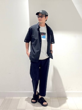 「GLOBAL WORK（グローバルワーク）のアイテム」を使った、ゆーすけさん（メンズ・176cm）の夏コーディネート