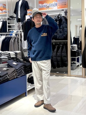 「旅行」｜ゆーすけさん（メンズ・176cm）の冬コーディネート