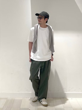 「アイテム（カーディガン/ボレロ）」を使った、ゆーすけさん（メンズ・176cm）の夏コーディネート
