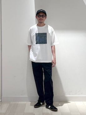 「GLOBAL WORK（グローバルワーク）のアイテム（帽子）」を使った、ゆーすけさん（メンズ・176cm）の夏コーディネート