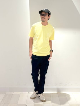 「GLOBAL WORK（グローバルワーク）のアイテム（帽子）」を使った、ゆーすけさん（メンズ・176cm）の夏コーディネート