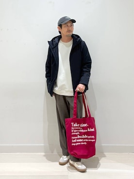 「GLOBAL WORK（グローバルワーク）のアイテム（シューズ）」を使った、ゆーすけさん（メンズ・176cm）の冬コーディネート