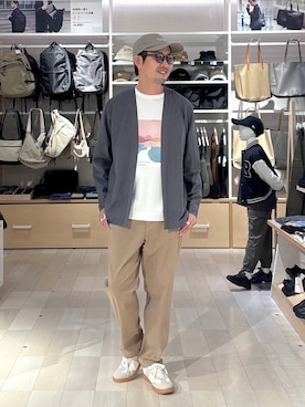 「GLOBAL WORK（グローバルワーク）のアイテム（帽子）」を使った、ゆーすけさん（メンズ・176cm）の秋コーディネート