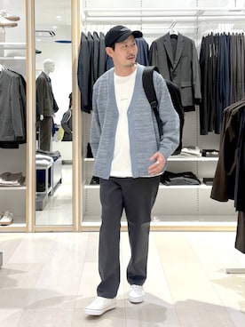 「GLOBAL WORK（グローバルワーク）のアイテム（帽子）」を使った、ゆーすけさん（メンズ・176cm）の春コーディネート