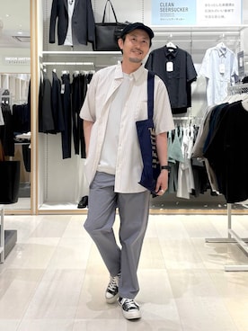 「GLOBAL WORK（グローバルワーク）のアイテム（パンツ）」を使った、ゆーすけさん（メンズ・176cm）の秋コーディネート