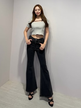 「EATME（イートミー）のアイテム」を使った、SHINRIさん（レディース・165cm）の春コーディネート